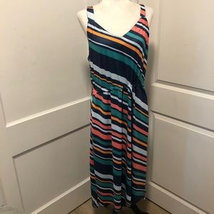 Pixie lady maxi summer dress size large.